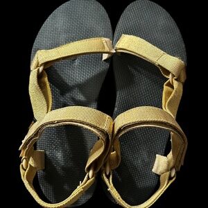 Teva Platform Sport Sandals | Tan Strappy | Adjustable | Unisex